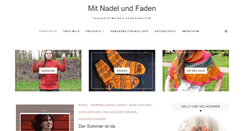 Desktop Screenshot of mit-nadel-und-faden.info